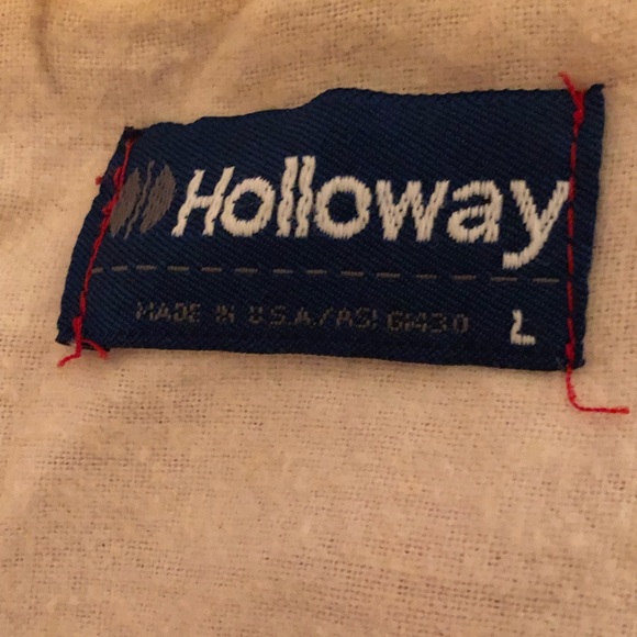 Red Vintage Holloway Lightweight Nylon Coach’s Jacket - Picture 5 of 5